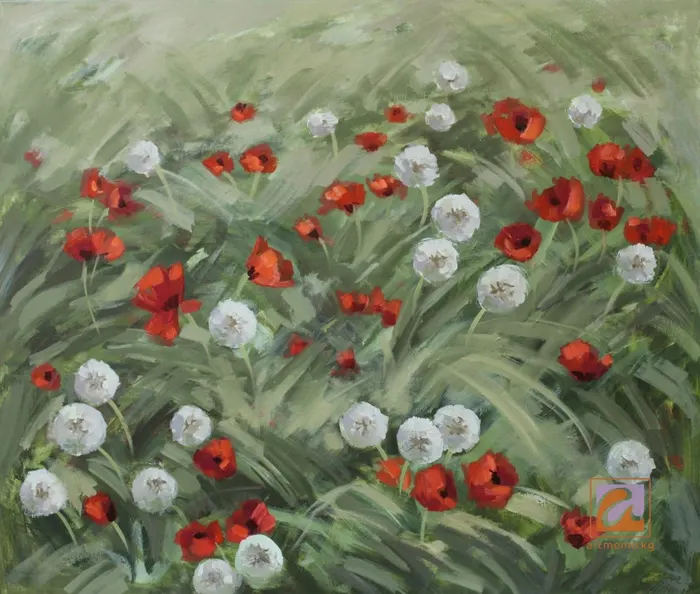 Dandelions and Poppies